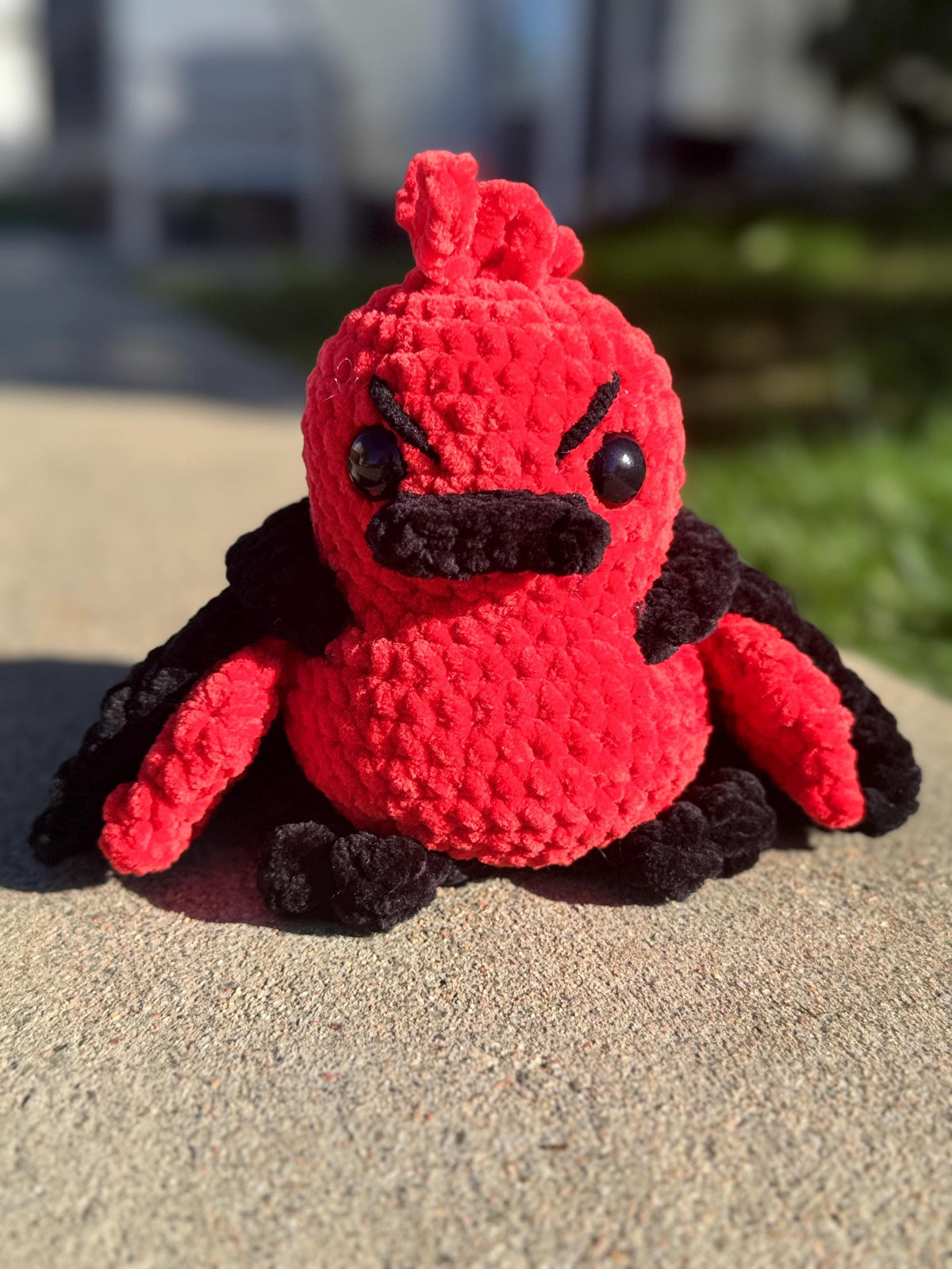 Halloween Crochet Duck Plushies: Beetlejuice, Vampire, Clown Handmade Amigurumi
