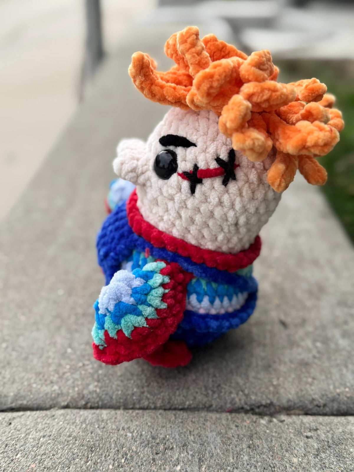Halloween Crochet Duck Plushies: Sam, Frankenstein, Chucky Duck Handmade Amigurumi