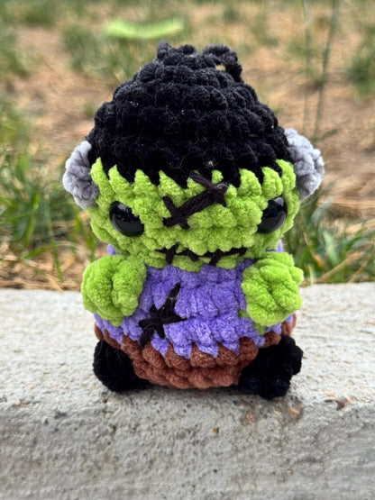 Halloween Car Swings | Mini Monsters Car Charms | Handmade Crochet Rear View Mirror Swings or Keychains | Halloween Decor Gift