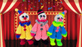 Large Handmade Crochet Circus Clown Plush – Colorful Amigurumi Stuffed Doll, Whimsical Carnival Toy