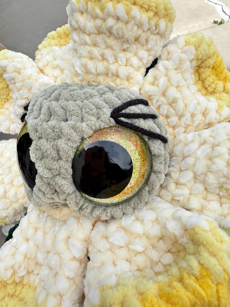 Hand-Crocheted Flower Baby Amigurumi, Floral Plush Toy, Nursery Decor, Spring Gift