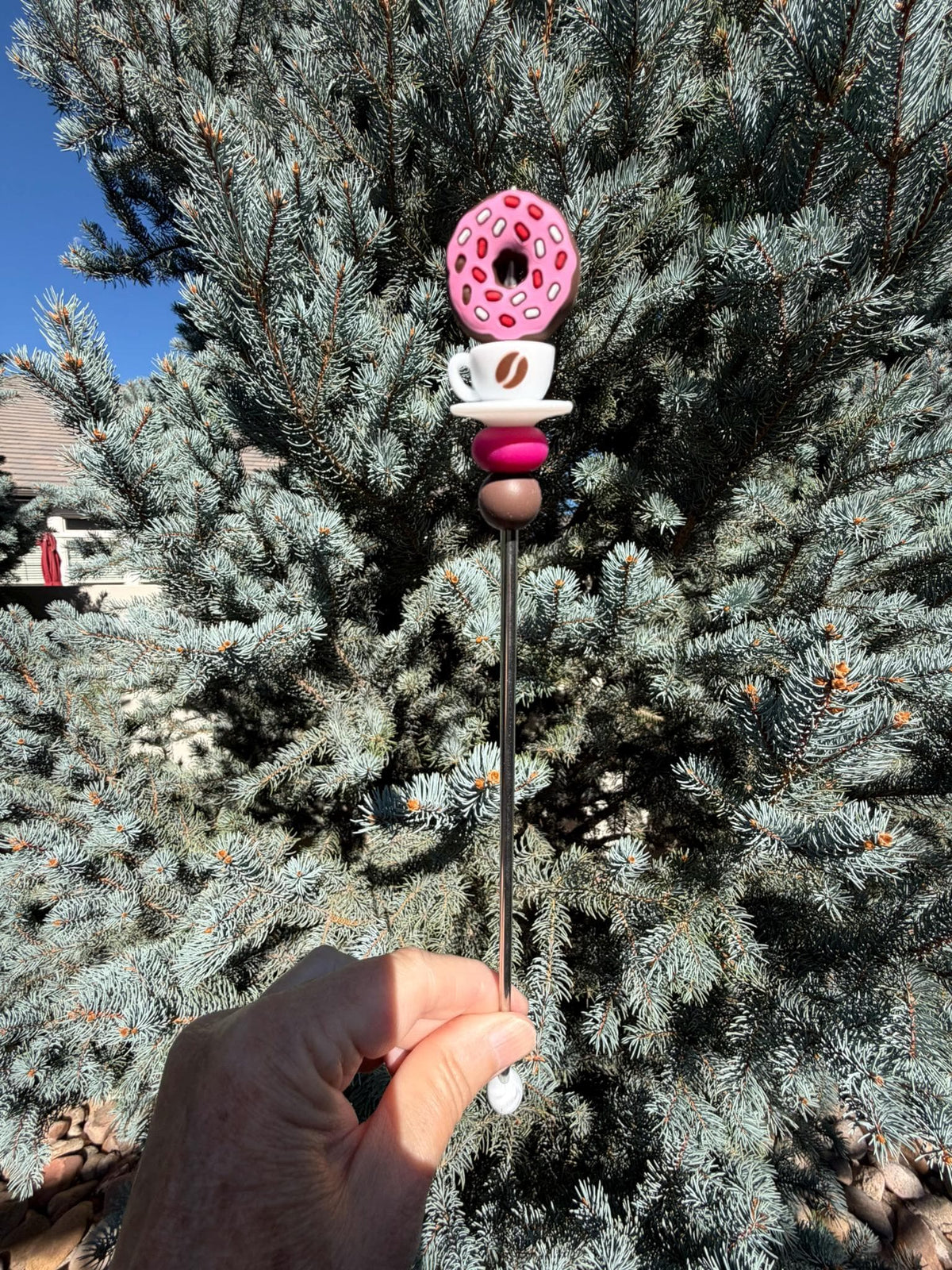 10" Donuts, Coffee, Love Amigurumi Sewing Sticks: Crochet Plushie Aids | Crochet Plushie Knitting Needles | Cute Ami Sticks | Single Sticks
