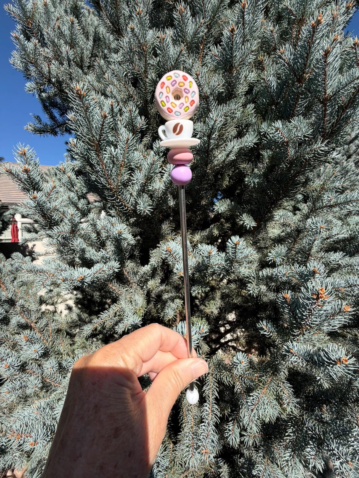 10" Donuts, Coffee, Love Amigurumi Sewing Sticks: Crochet Plushie Aids | Crochet Plushie Knitting Needles | Cute Ami Sticks | Single Sticks