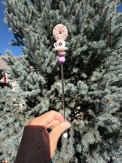 10" Donuts, Coffee, Love Amigurumi Sewing Sticks: Crochet Plushie Aids | Crochet Plushie Knitting Needles | Cute Ami Sticks | Single Sticks