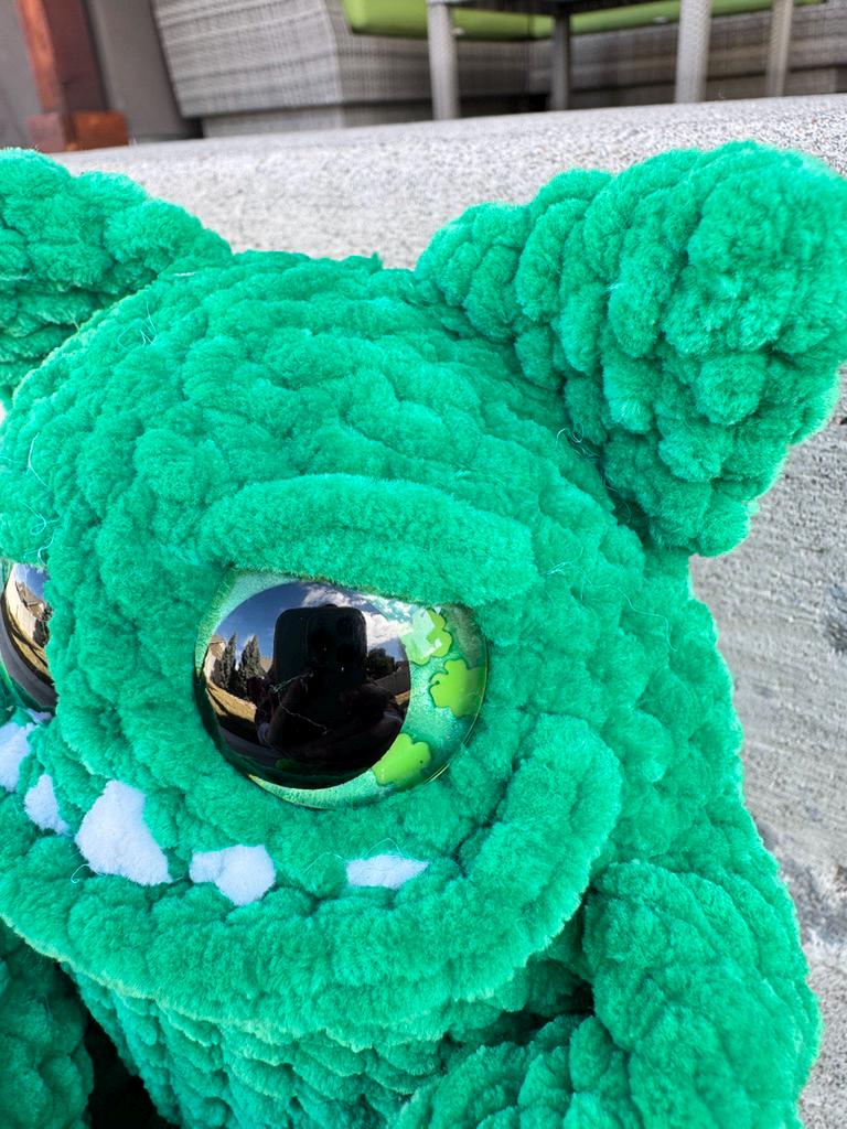 Handmade Crochet Luck Monster Plush | Irish St. Patrick's Day Decor Toy