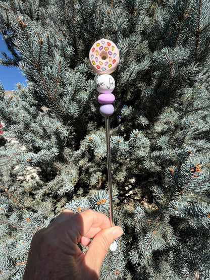 10" Donuts, Coffee, Love Amigurumi Sewing Sticks: Crochet Plushie Aids | Crochet Plushie Knitting Needles | Cute Ami Sticks | Single Sticks