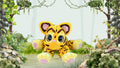 Large Handmade Crochet Cheetah Plushie – 24" Cozy Jungle Decor