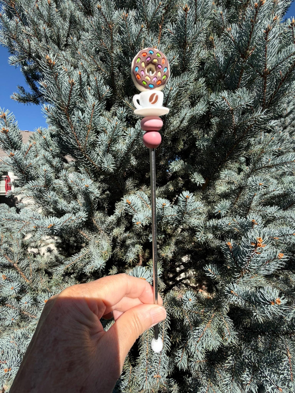 10" Donuts, Coffee, Love Amigurumi Sewing Sticks: Crochet Plushie Aids | Crochet Plushie Knitting Needles | Cute Ami Sticks | Single Sticks