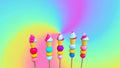 8" Single Scoop Swirl Ice Cream Amigurumi Sewing Stick: Crochet Plushie Aid | Plushie Knitting Needle | Foodie Ice Cream Cone Ami Stick