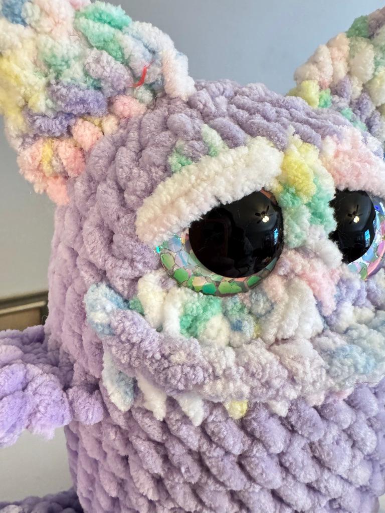 Handmade Crochet Easter Monster Plushie | Pastel Amigurumi Stuffed Toy Basket Filler