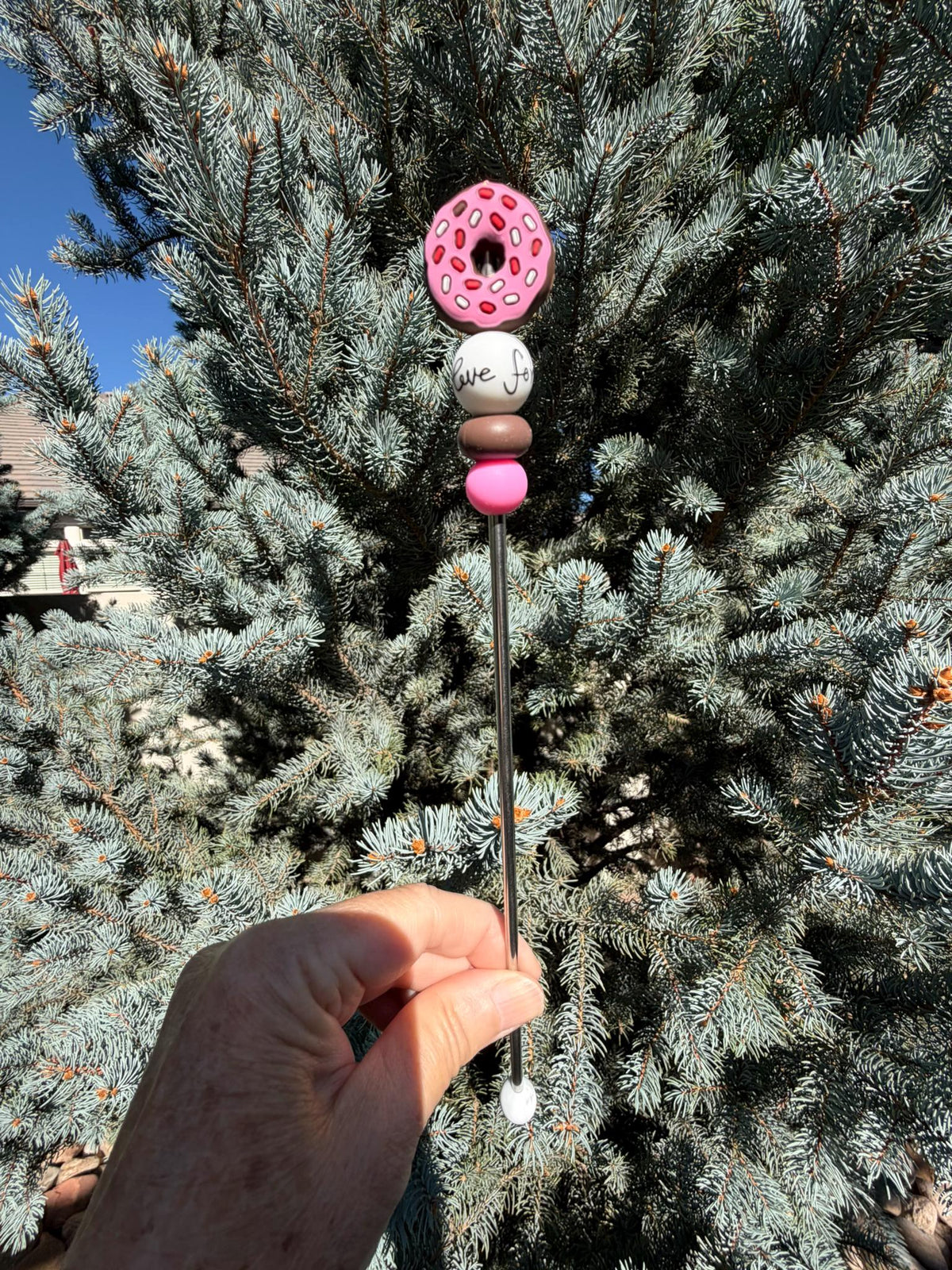 10" Donuts, Coffee, Love Amigurumi Sewing Sticks: Crochet Plushie Aids | Crochet Plushie Knitting Needles | Cute Ami Sticks | Single Sticks