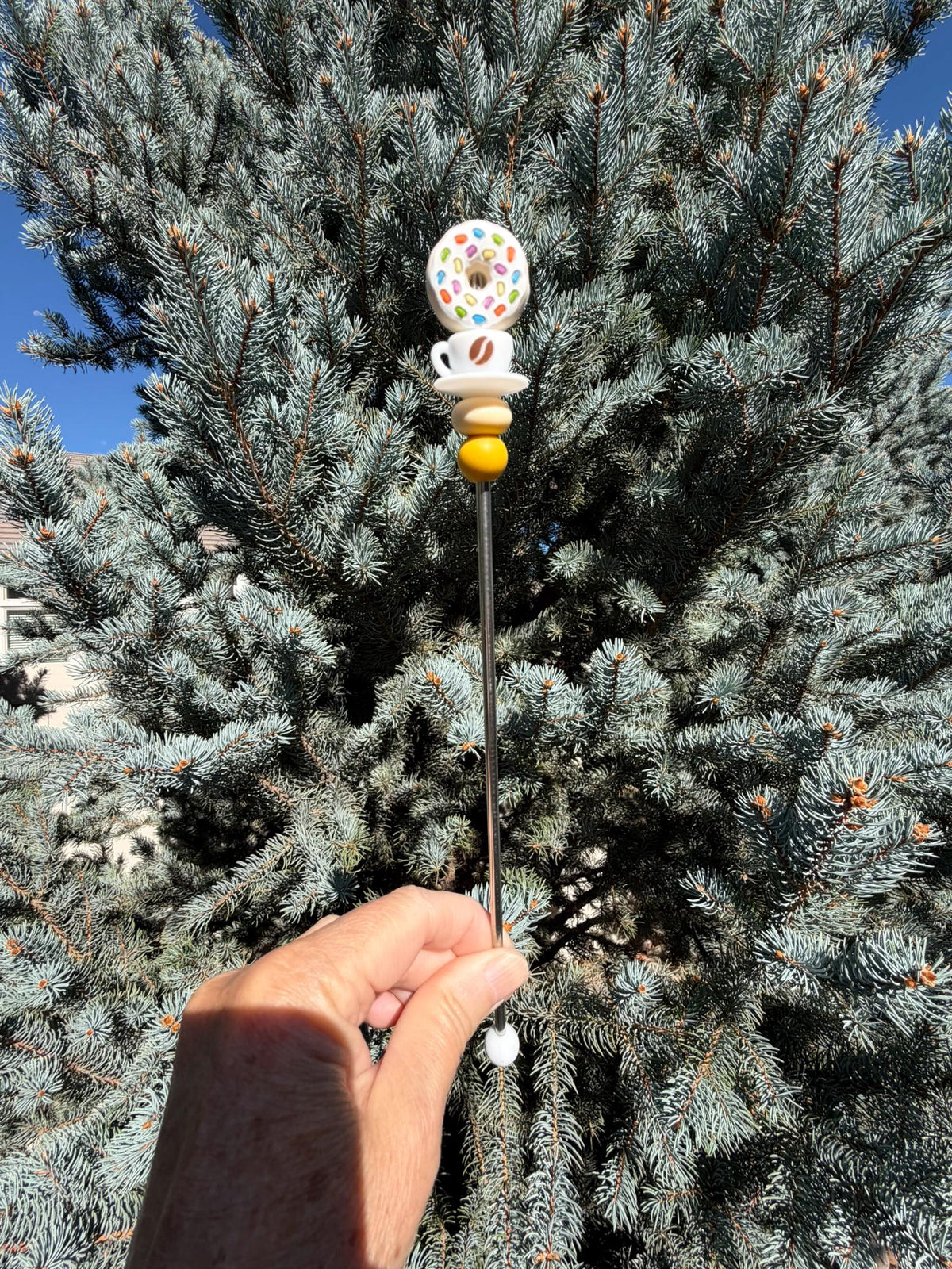 10" Donuts, Coffee, Love Amigurumi Sewing Sticks: Crochet Plushie Aids | Crochet Plushie Knitting Needles | Cute Ami Sticks | Single Sticks