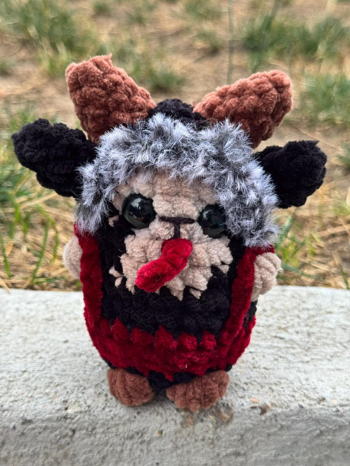 Halloween Baby Chonky Cryptid Car Swings | Handmade Crochet Rear View Mirror Hangers | Mini Cryptids | Bag Charms | Keychains