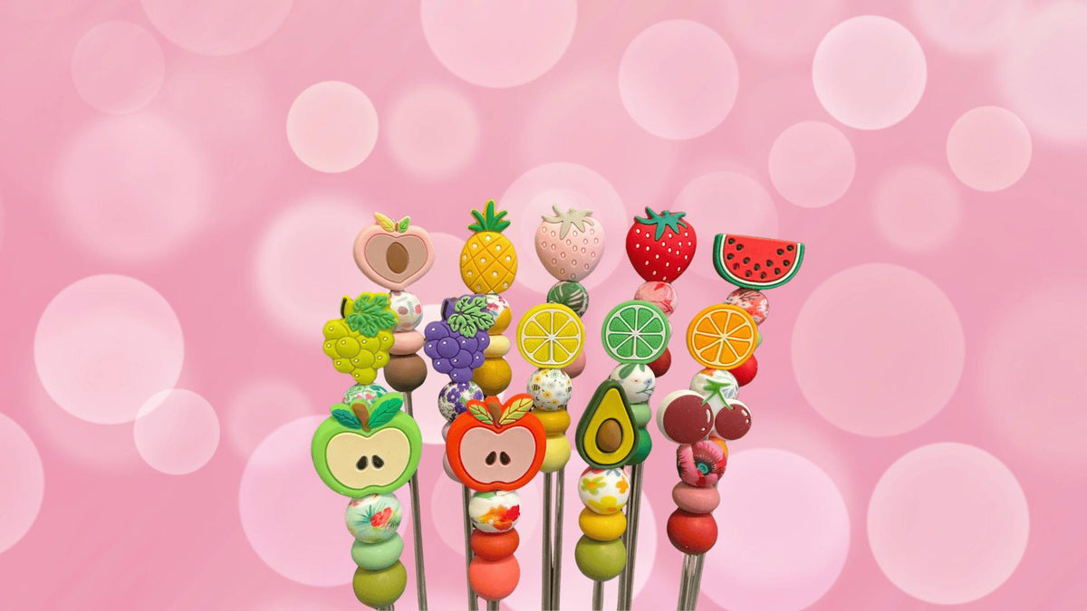 10" Fruit Amigurumi Sewing Stick: Fruit Stick Singles! | Fruity Food Ami Stick | Single Stick Only