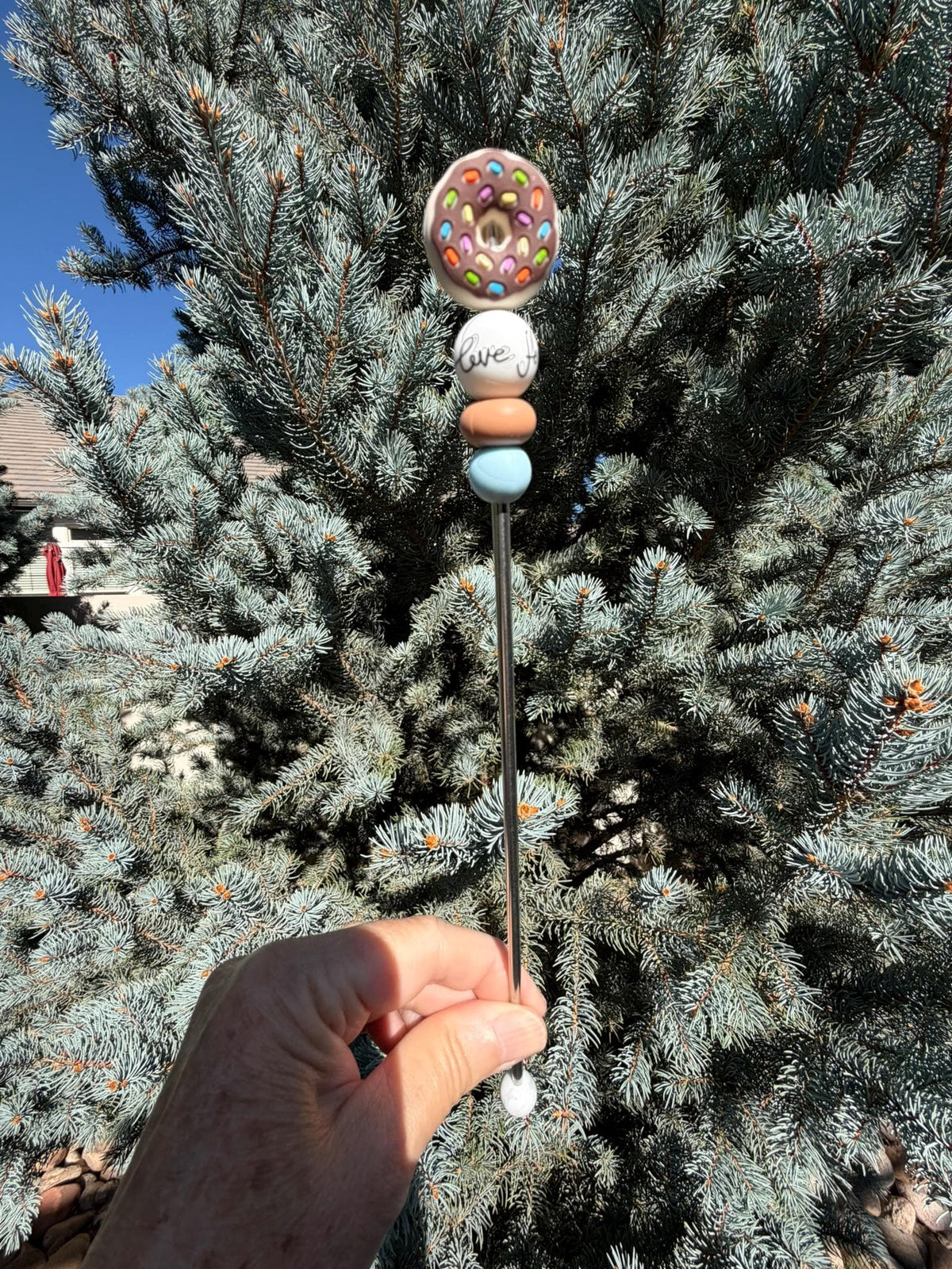 10" Donuts, Coffee, Love Amigurumi Sewing Sticks: Crochet Plushie Aids | Crochet Plushie Knitting Needles | Cute Ami Sticks | Single Sticks