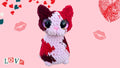 Crochet Calico Cat Plushie | Handmade Chenille Valentine's Gift