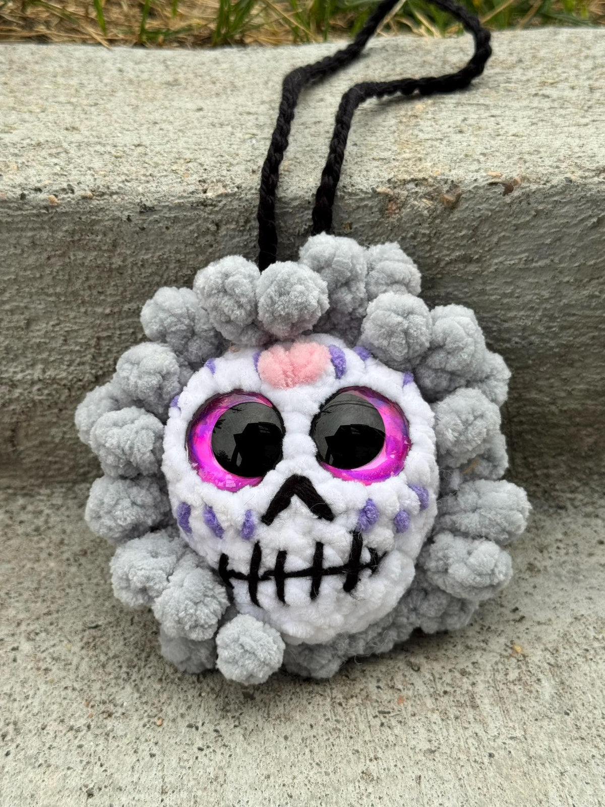 Halloween Car Swings | Mini Monsters Car Charms | Handmade Crochet Rear View Mirror Swings or Keychains | Halloween Decor Gift | Bag Charms