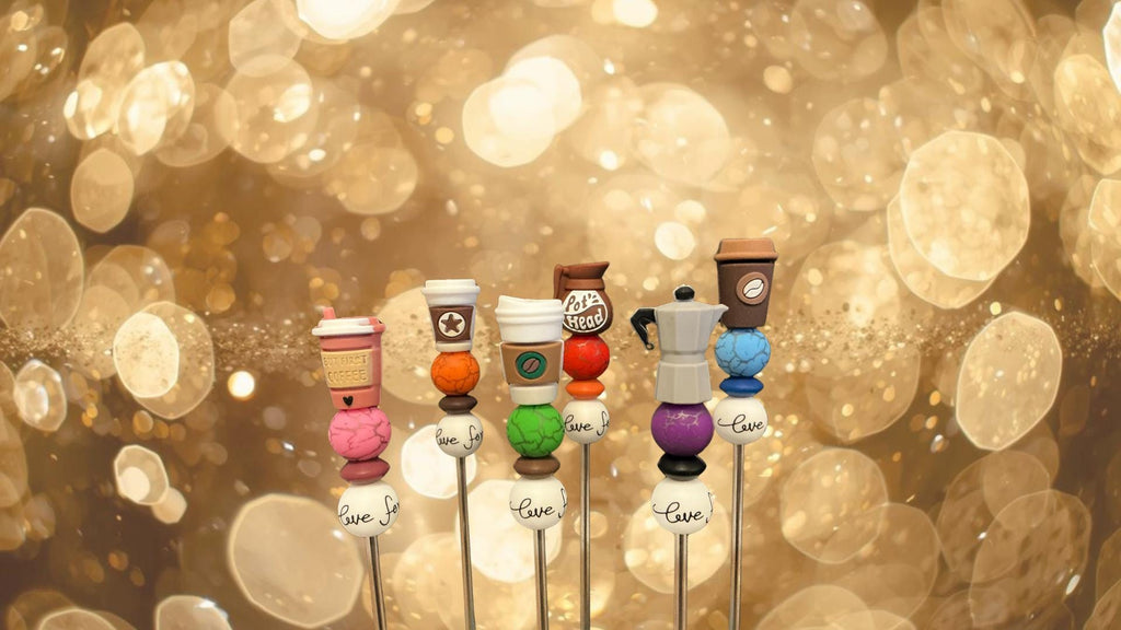 8" Coffee Love Ami Stick | Crochet Plushie Sewing Tools | Amigurumi Sticks | Stuffy Sticks