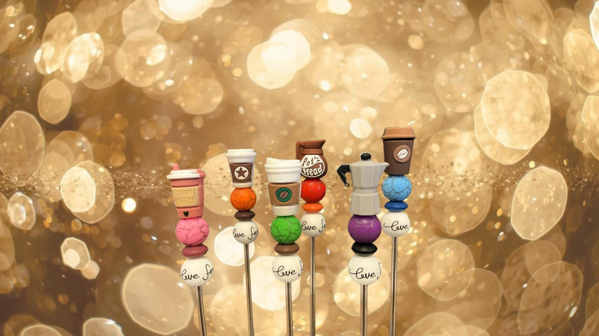 8" Coffee Love Ami Stick | Crochet Plushie Sewing Tools | Amigurumi Sticks | Stuffy Sticks