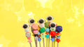 Pair of 10" Astronaut Amigurumi Sewing Sticks: Crochet Plushie Knitting Aids, Outer Space Theme