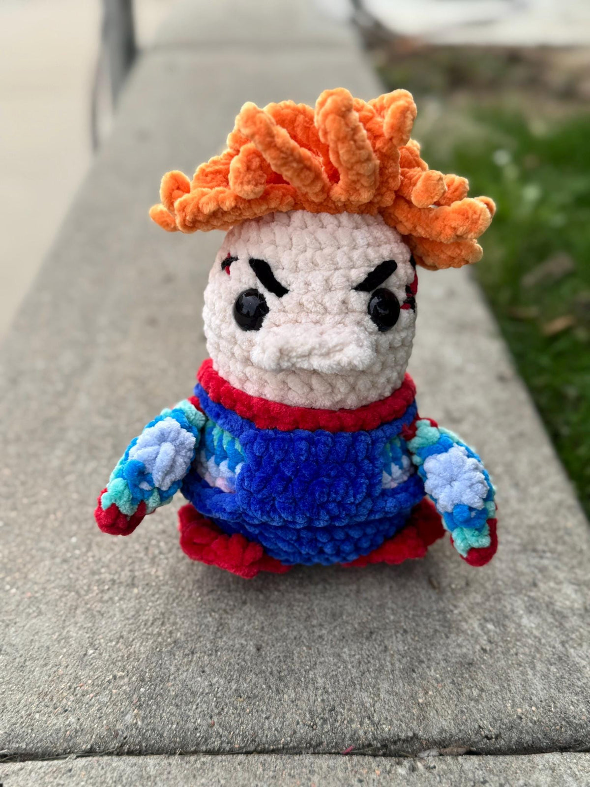 Halloween Crochet Duck Plushies: Sam, Frankenstein, Chucky Duck Handmade Amigurumi